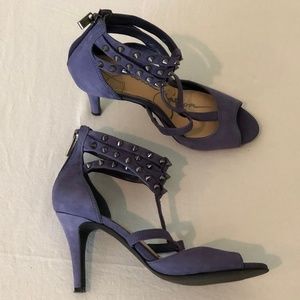 Jessica Simpson Purple Suede Heels Size 7M